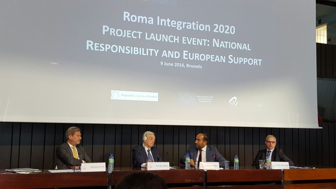 Roma Integration 2020 Launch Event on 9 June 2016 in Brussels (Photo: RCC/Nenad Sebek) 