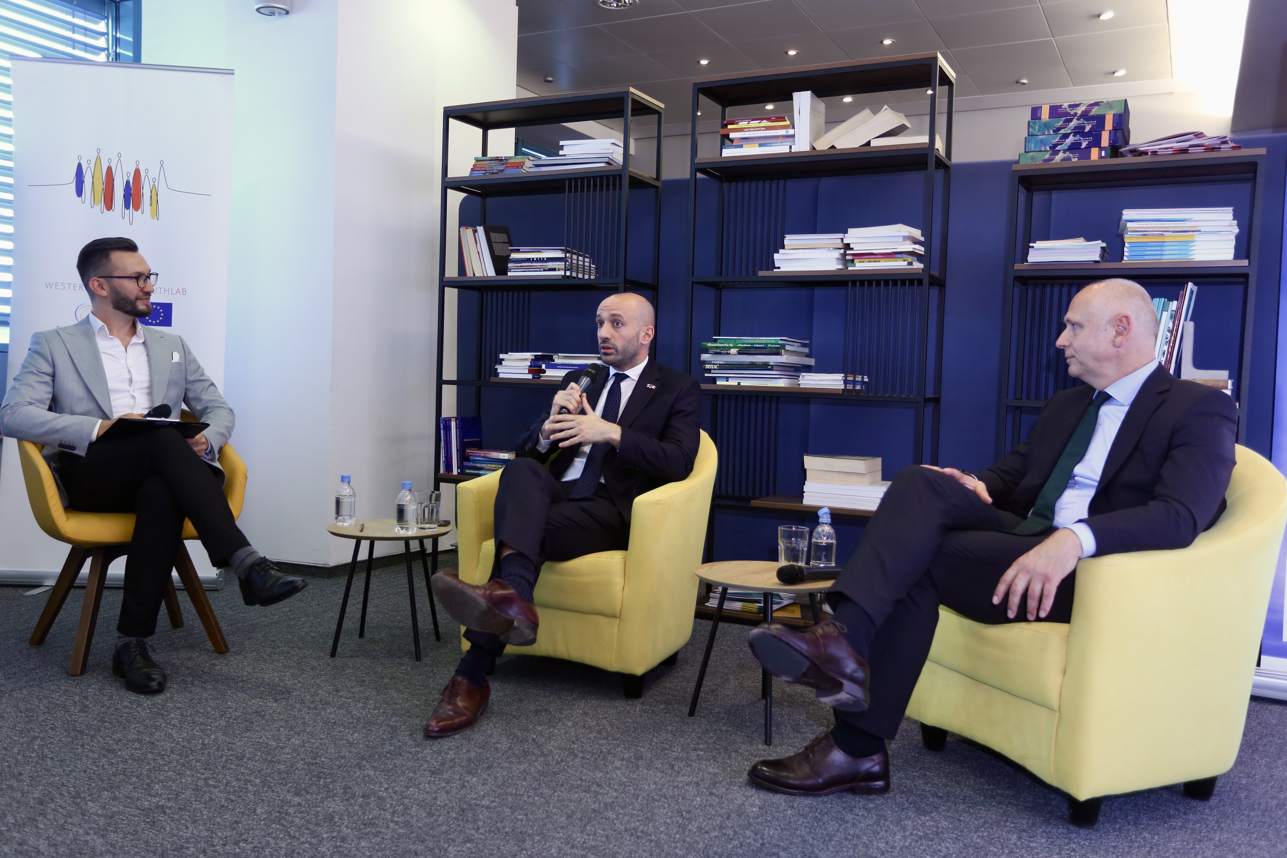 The Regional Cooperation Council (RCC) hosted French Minister Delegate for Europe Benjamin Haddad for a visit to the RCC Secretariat in Sarajevo (Photo: RCC/Jasmin Sakovic)