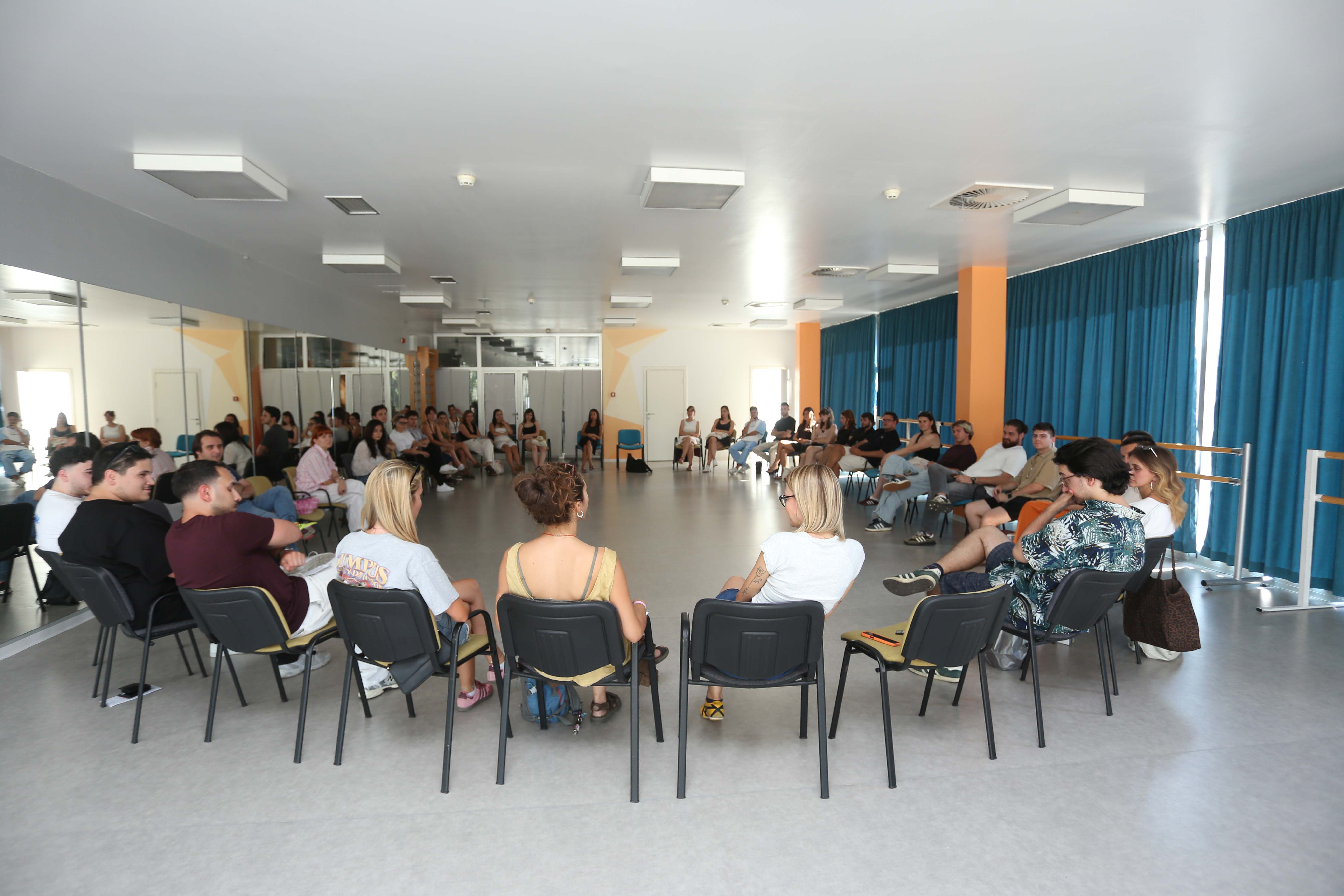 Twenty-five young filmmakers and artists from across the Western Balkans Six gathered in Sarajevo for six days of learning, exchange and networking at the 32nd Sarajevo Film Festival (Photo: RCC/Jasmin Sakovic)