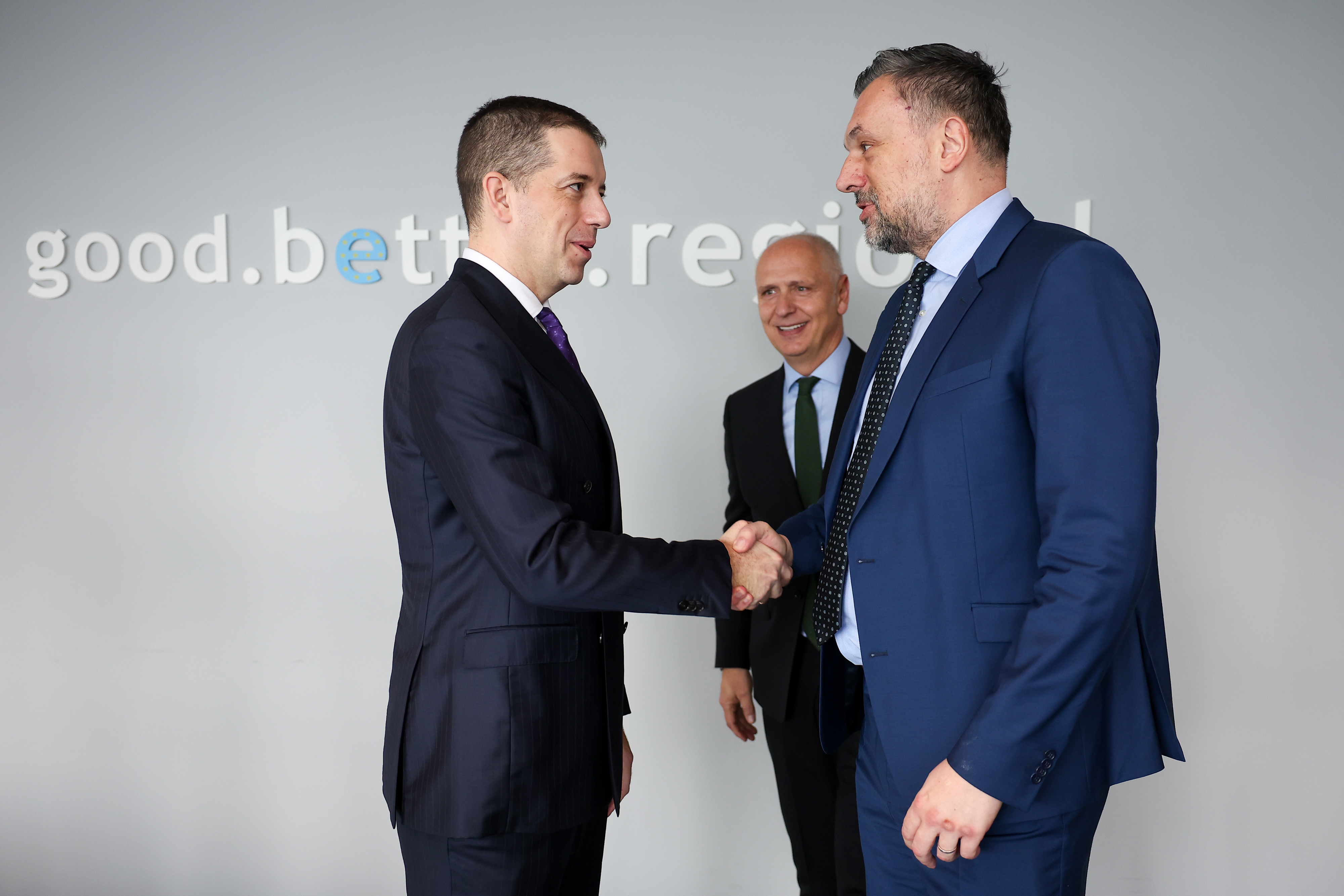 Ministers of Foreign Affairs of Serbia, Marko Djuric and Bosnia and Herzegovina, Elmedin Konakovic at the meeting on regional cooperation hosted by Secretary General of the Regional Cooperation Council Amer Kapetanovic on 18 February 2026 in Sarajevo (Photo: RCC/Armin Durgut)