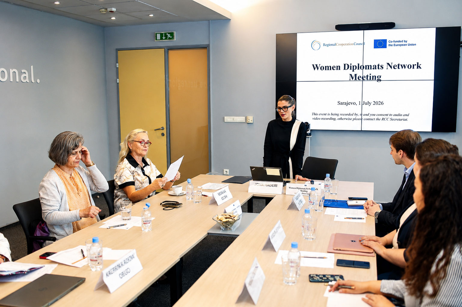Regional Cooperation Council (RCC) organized Women Diplomats Network meeting in Sarajevo on 1 July 2026 (Photo: RCC/Jasmin Sakovic)
