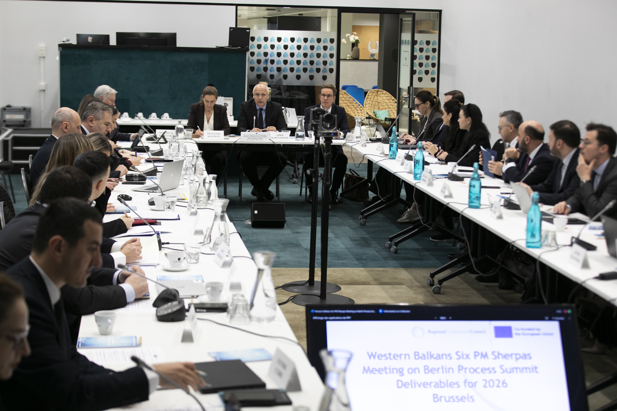 Prime Minister Sherpas meeting on Berlin Process Summit Deliverables for 2026 in Brussels on 26February 2026 (Photo: RCC/Laure Geerts)