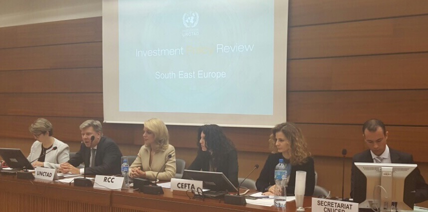 Reforming and harmonizing investment policies in South East Europe in focus of discussion on UNCTAD's Investment Policy Review of South East Europe on a meeting held in Geneva, Switzerland, on 17-18 November 2016 (Photo: RCC/Nedima Hadziibrisevic)