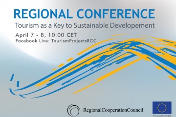 Regional Conference - Tourism as a Key to Sustainable Development, organized by the RCC to take place 7-8 April 2021