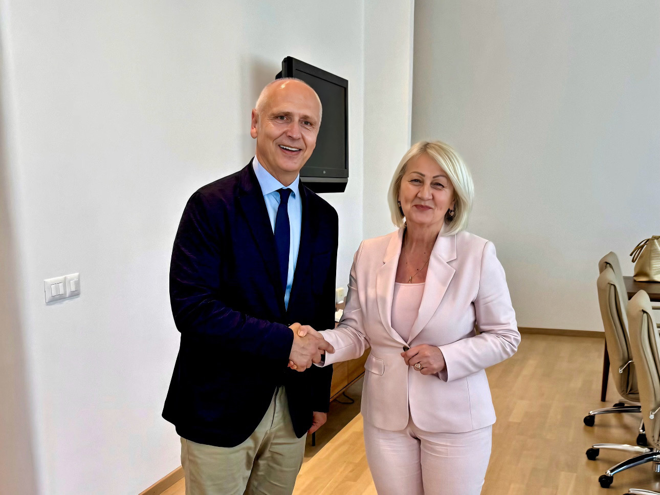RCC Secretary General Amer Kapetanovic met with Borjana Kristo, Chairwoman of the Council of Ministers of Bosnia and Herzegovina in Sarajevo on 3 July 2025 (Photo: RCC)