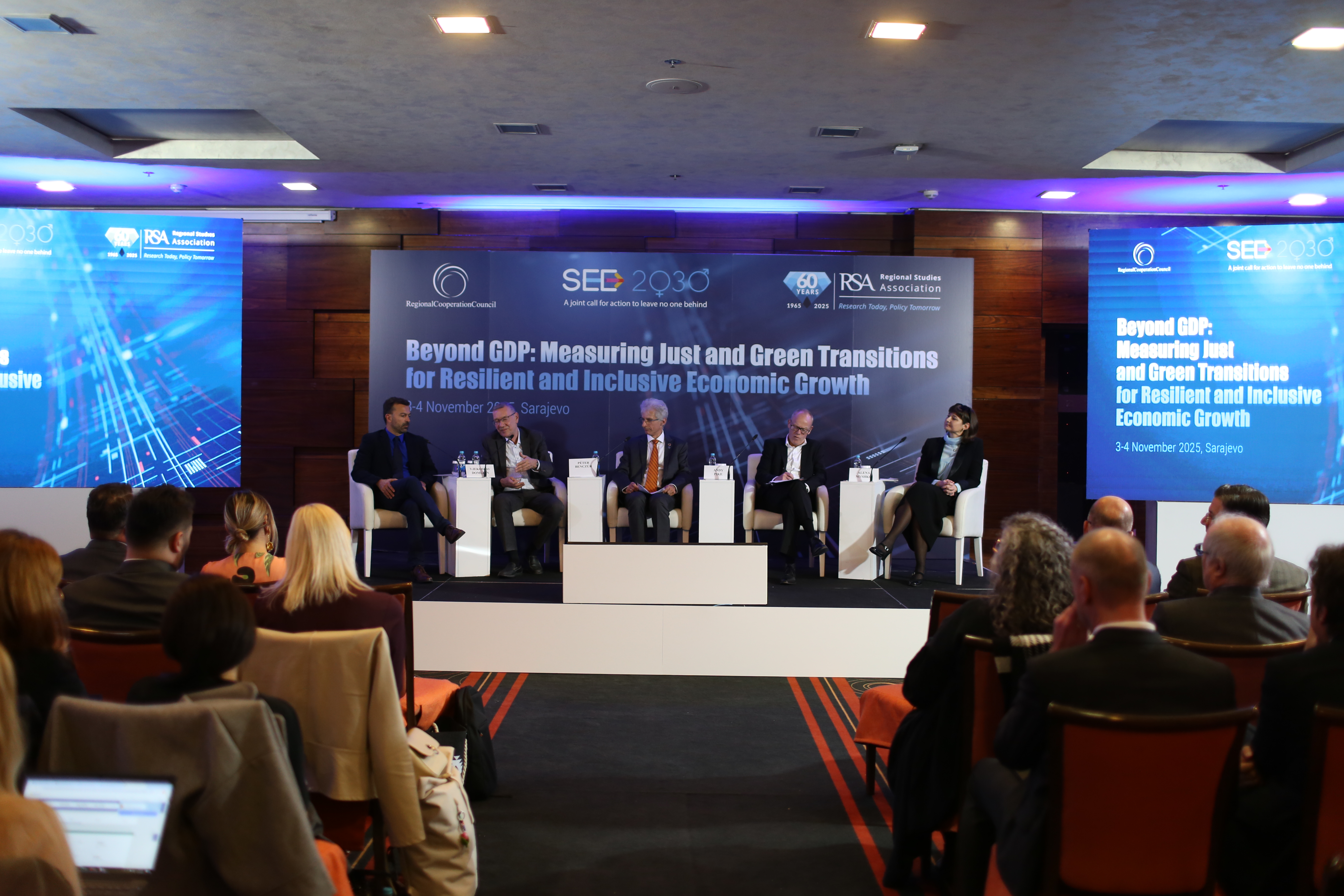 Academic conference “Beyond GDP: Measuring Just and Green Transitions for Resilient and Inclusive Economic Growth” took place on 3-4 November 2025 in Sarajevo (Photo: RCC/Jasmin Sakovic)
