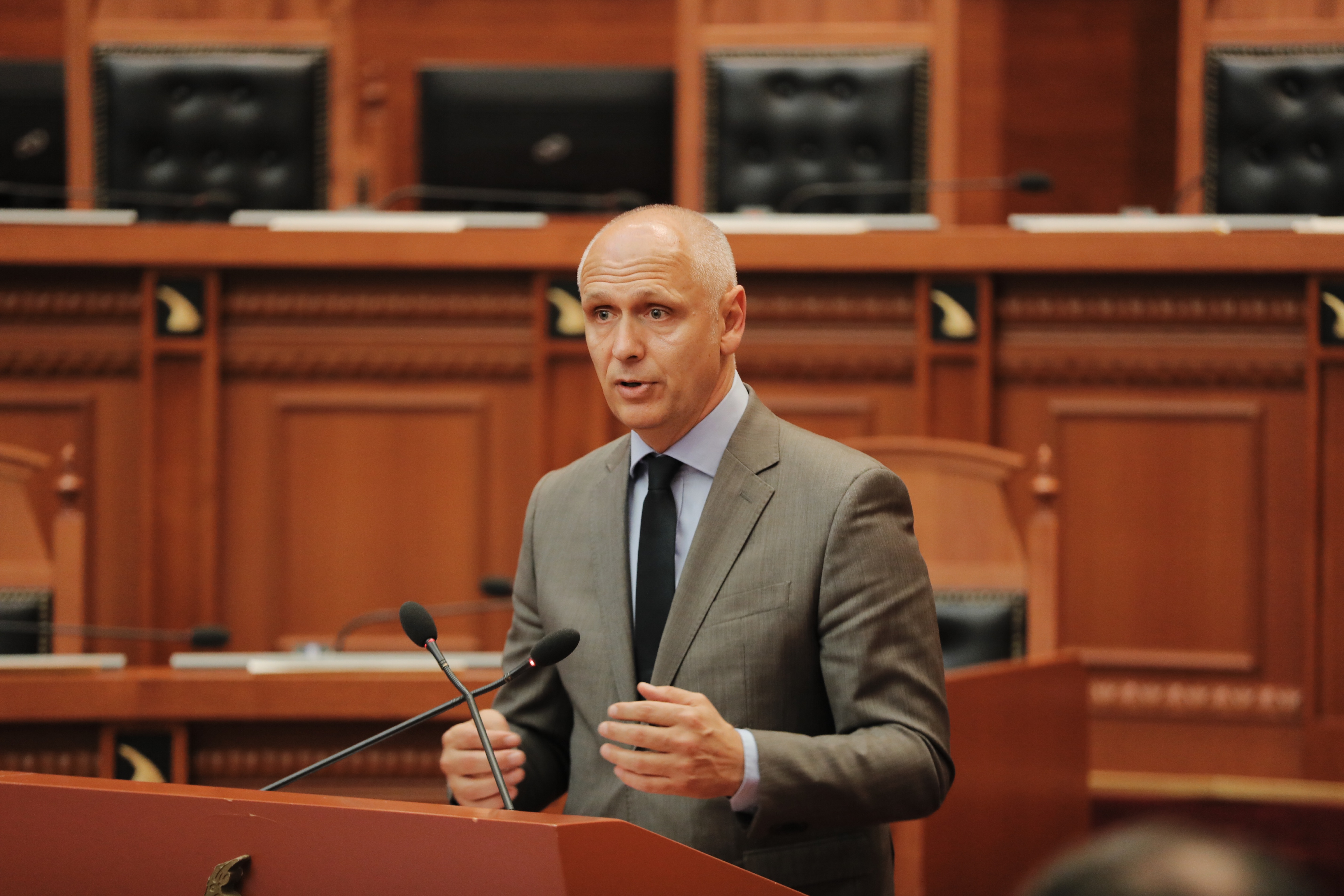 RCC Secretary General Amer Kapetanovic took part in the XII Plenary Session of the Parliamentary Assembly of the South-East European Cooperation Process (SEECP PA), held in Tirana on 10 June 2025 (Photo: Courtesy of Parliament of Albania)