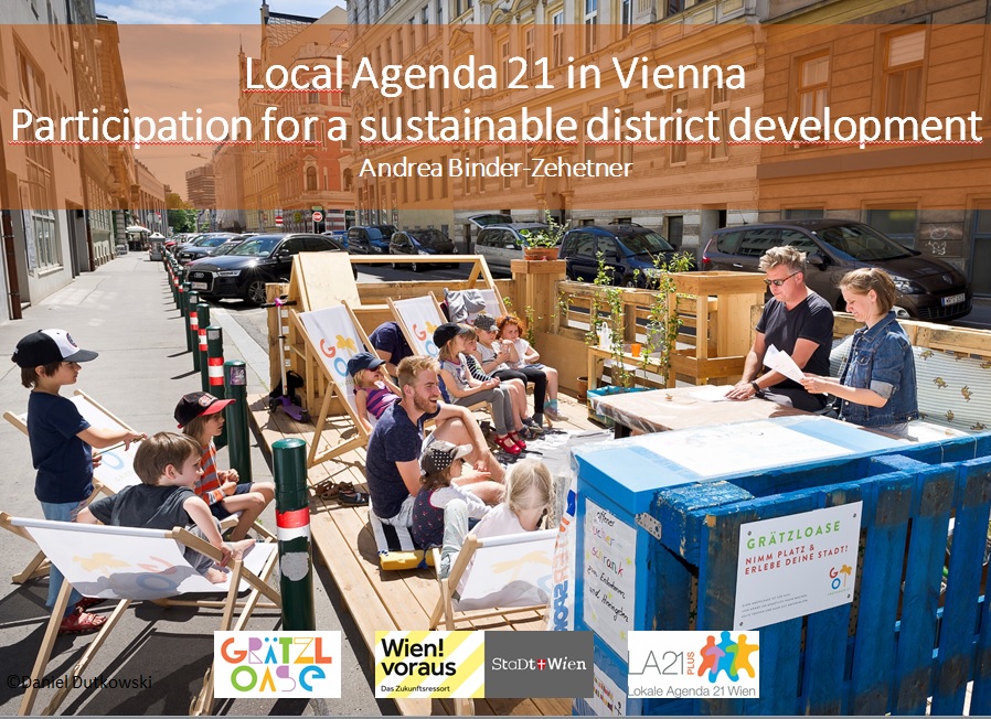 Presentation: Participation for a sustainable district development by Andrea Binder-Zehetner from Vienna's Local agenda 21