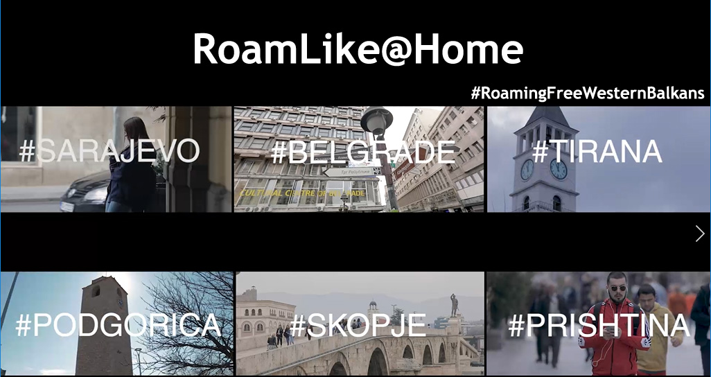 RoamLike@Home in the Western Balkans. RCC asked all 6 region’s capitals what does #RoamingFreeWesternBalkans mean for them (Photo: RCC)