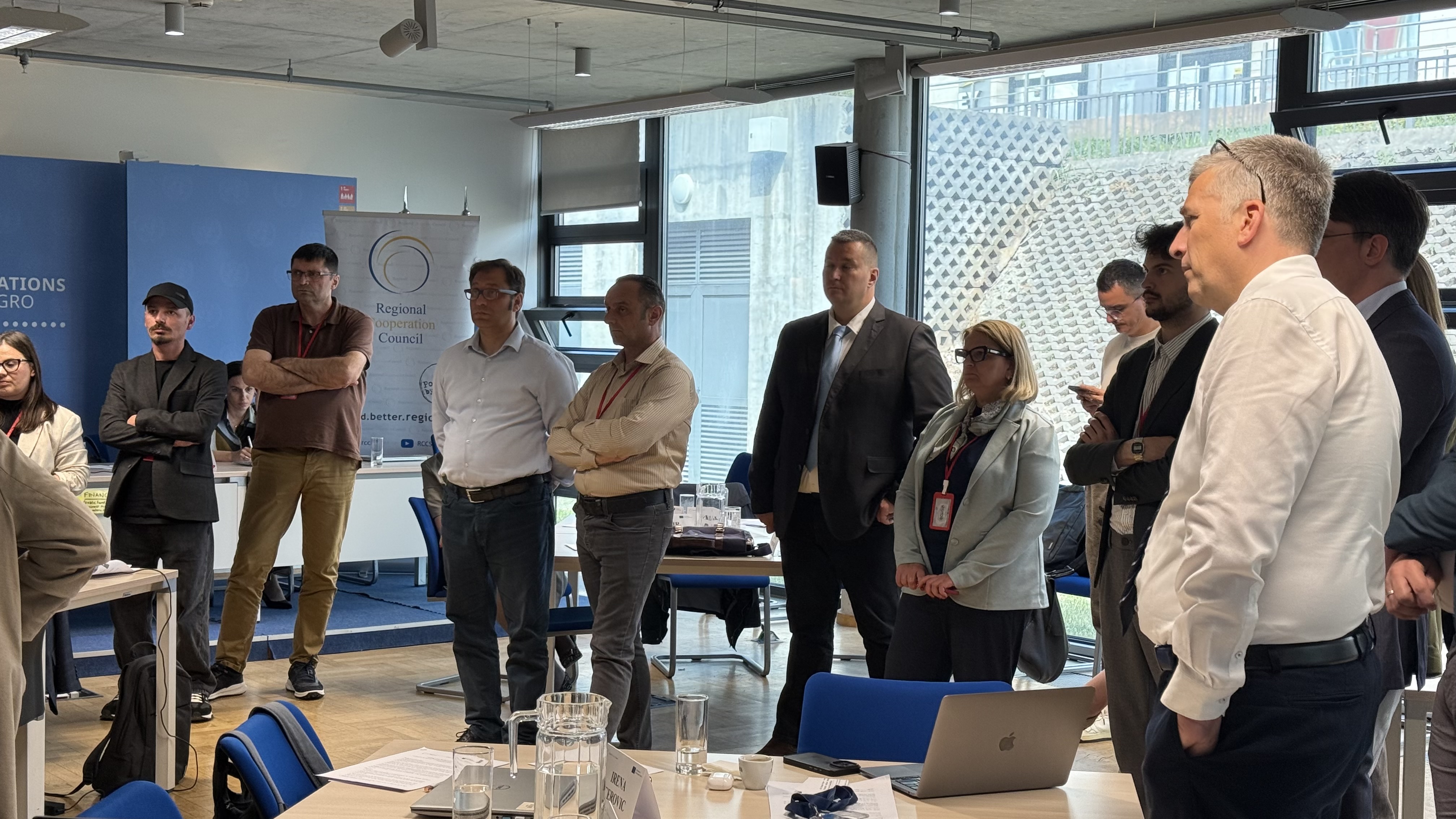 Artificial intelligence (AI) policy leads from the Western Balkans Six at the meeting of the Working group on AI in Podgorica on 13 and 14 May 2026 (Photo: curtsy of UNDP)
