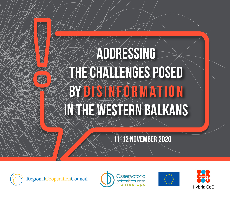 „Addressing the challenges posed by disinformation in the Western Balkans“ - Statement by the Regional Cooperation Council (RCC)