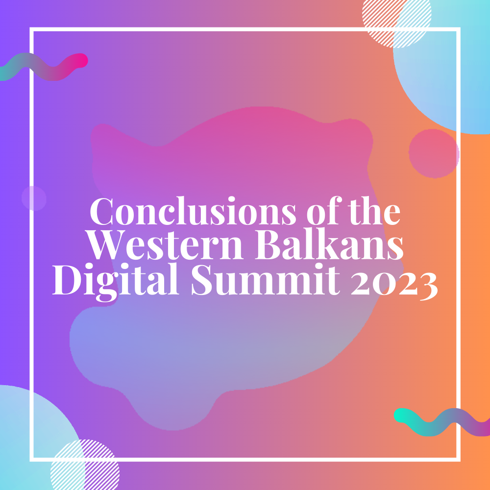 Conclusions of the Western Balkans Digital Summit 2023
