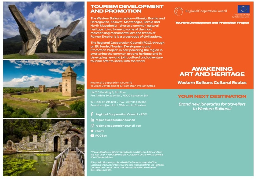 Western Balkans Cultural Routes: Awakening Art and Heritage flyer 
