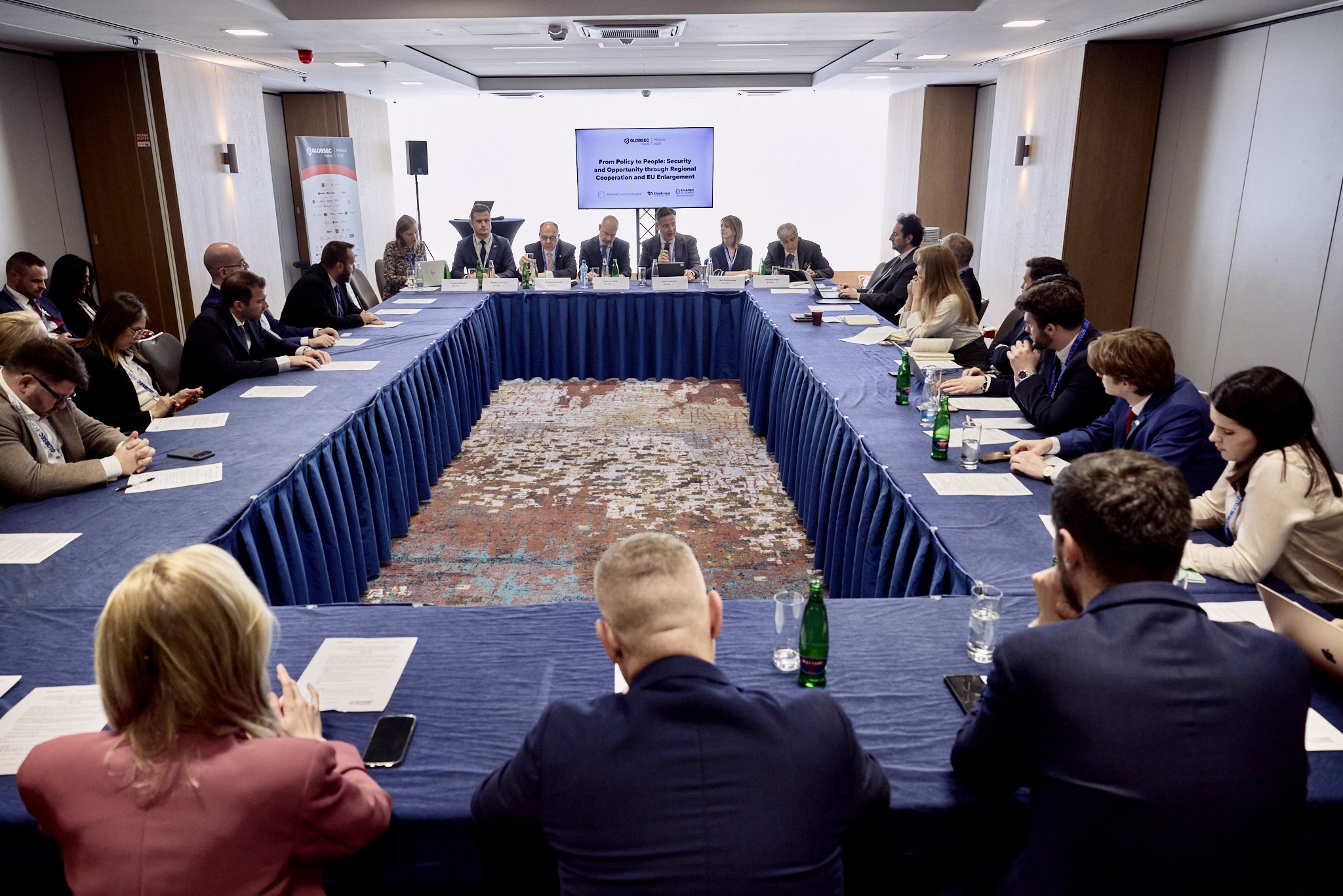 RCC and ELIAME co-hosted the side event “From Policy to People: Security and Opportunity through Regional Cooperation and EU Enlargement” on the sidelines of GLOBSEC, on 22 May 2026 in Prague (Photo: GLOBSEC)
