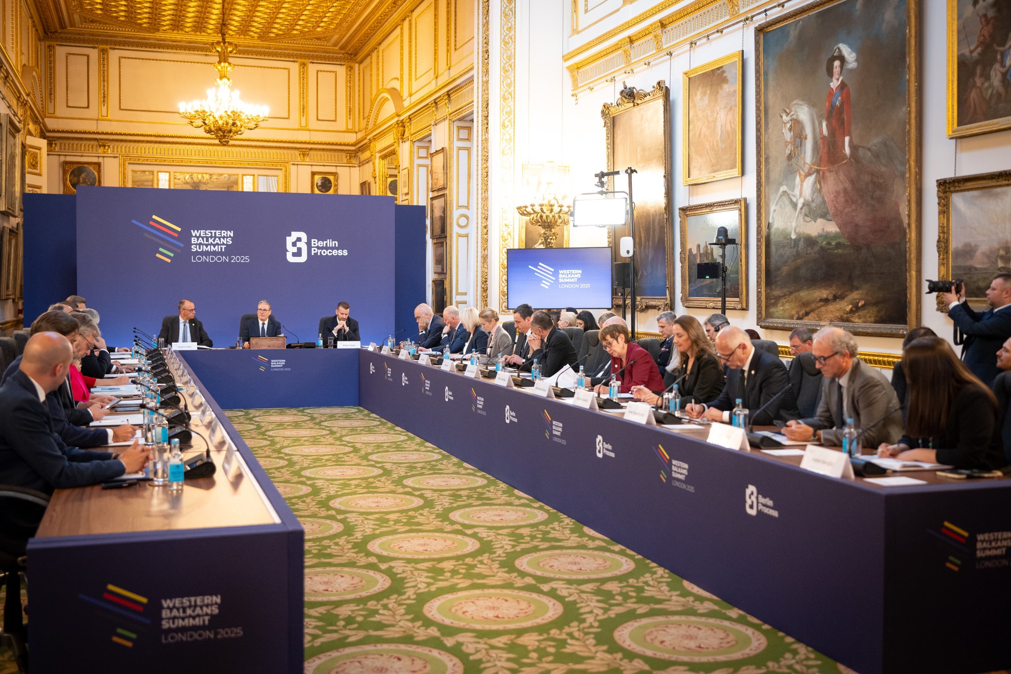 Secretary General of the Regional Cooperation Council (RCC), Amer Kapetanović, took part in the Berlin Process Leaders’ Summit in London on 22 October 2025 (Photo: Office of Chairwoman of the Council of Ministers of Bosnia and Herzegovina)