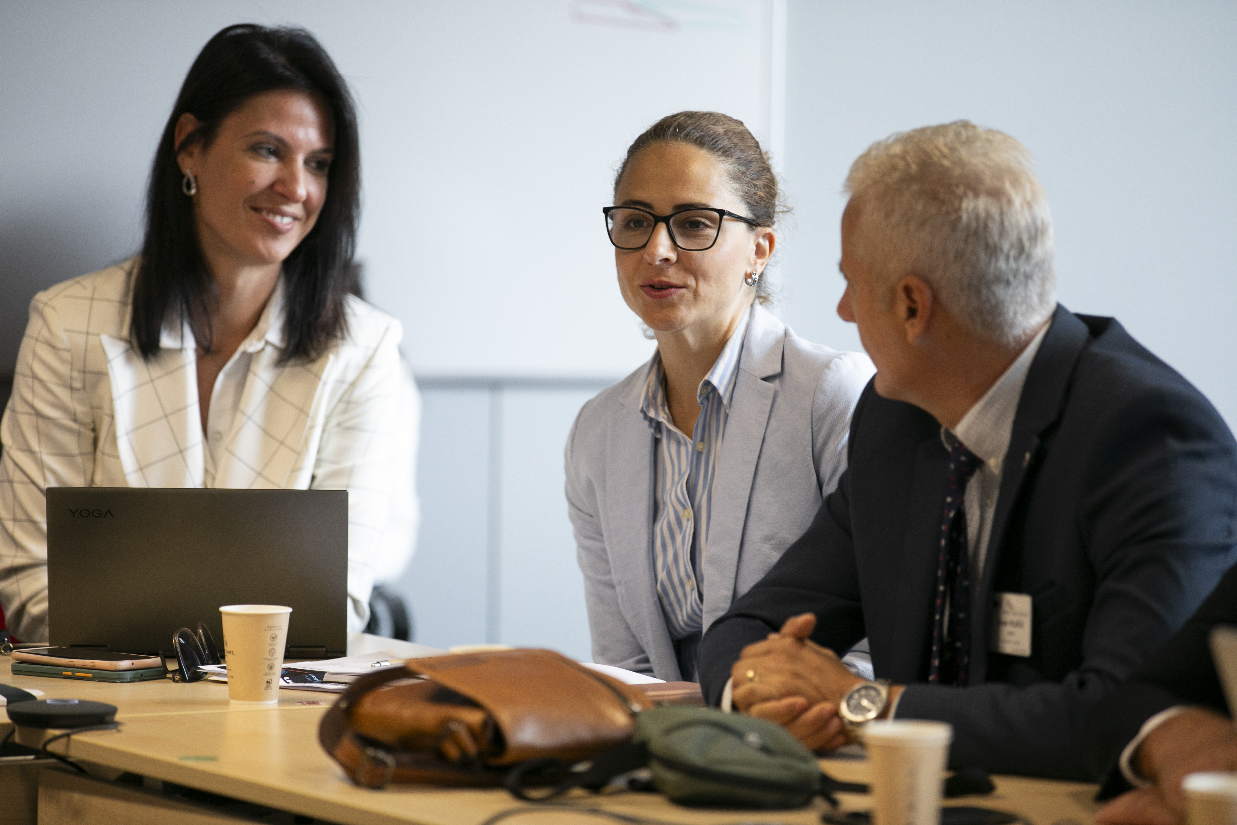 RCC's Expert on Digital Connectivity Tanja Maras and Senior Advisor of the Liaison Office Brussels Elena Grabul at the opening of the Data Protection Academy for Western Balkans and Eastern Partnership Region, in Brussels on 10 September 2024  (Photo: RCC/Laure Geerts) 