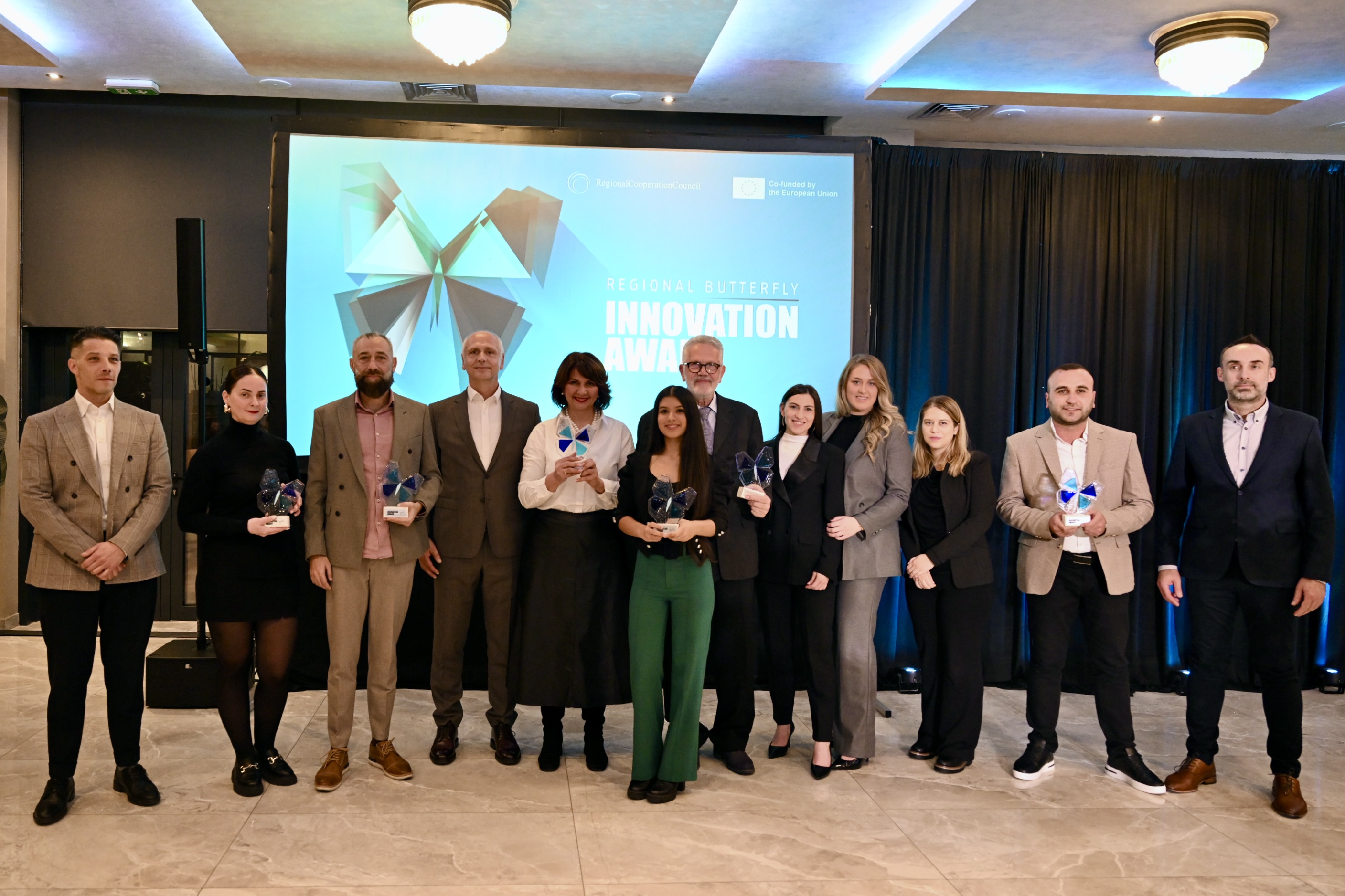 Winners of the 4th Butterfly Innovation Awards at a ceremony held in Novi Sad on 19 November 2025