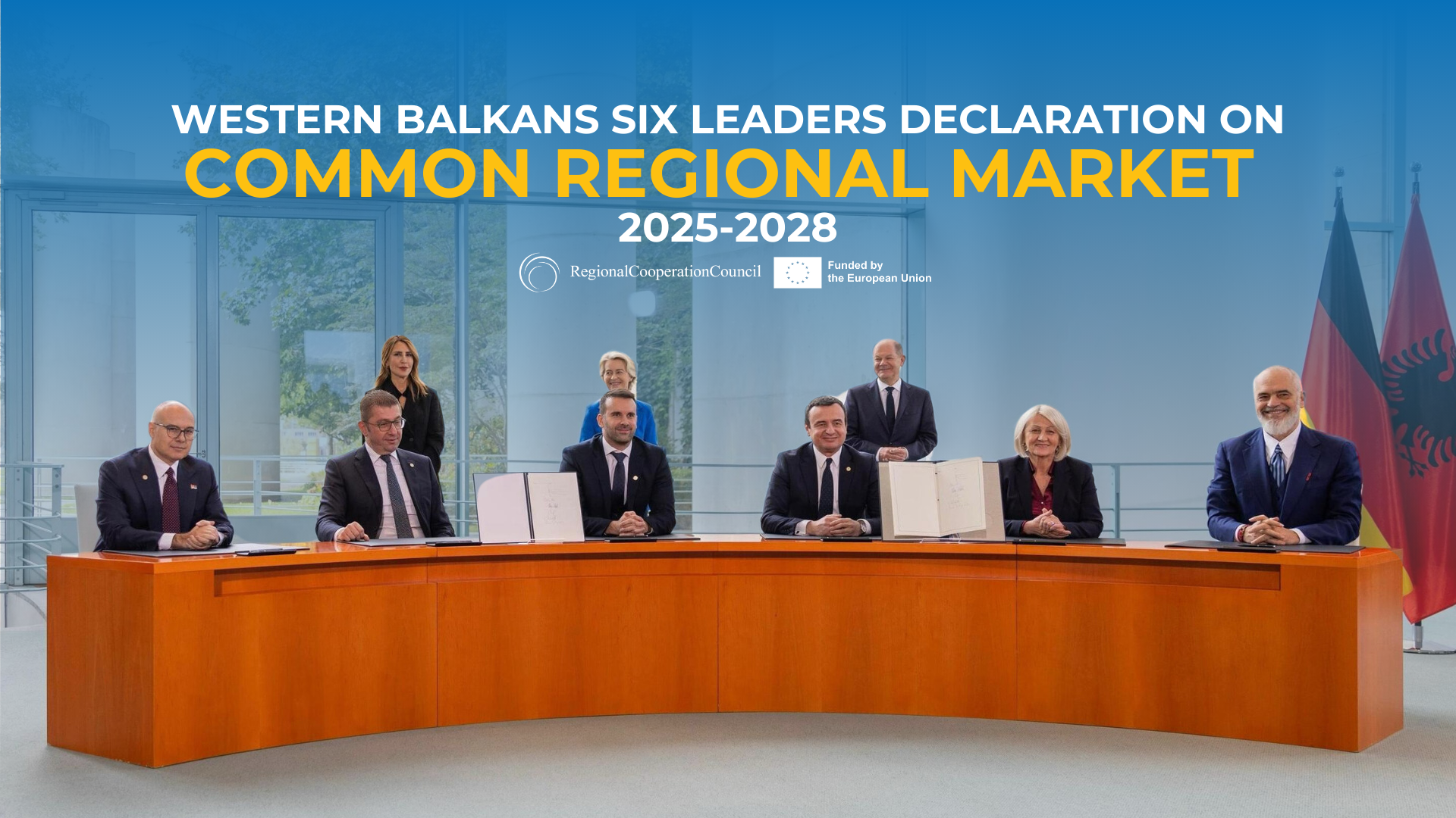 Western Balkans Six Leaders Declaration on Common Regional Market 2025-2028