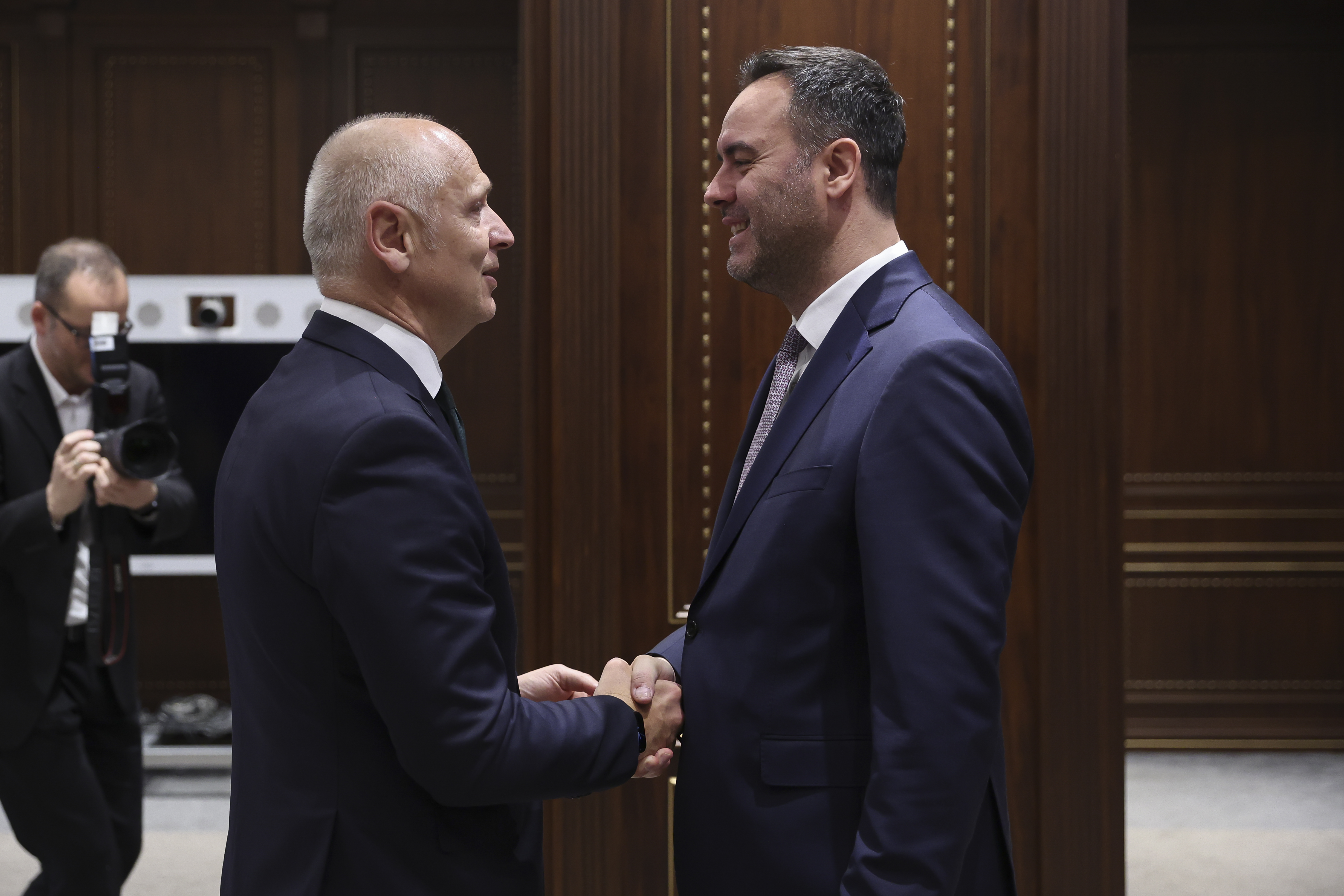 RCC Secretary General Amer Kapetanovic met with Deputy Prime Minister and Minister of Foreign Affairs and Diaspora Glauk Konjufca in Pristina on 28 April 2026 (Photo: RCC/Valdrin Xhemaj)