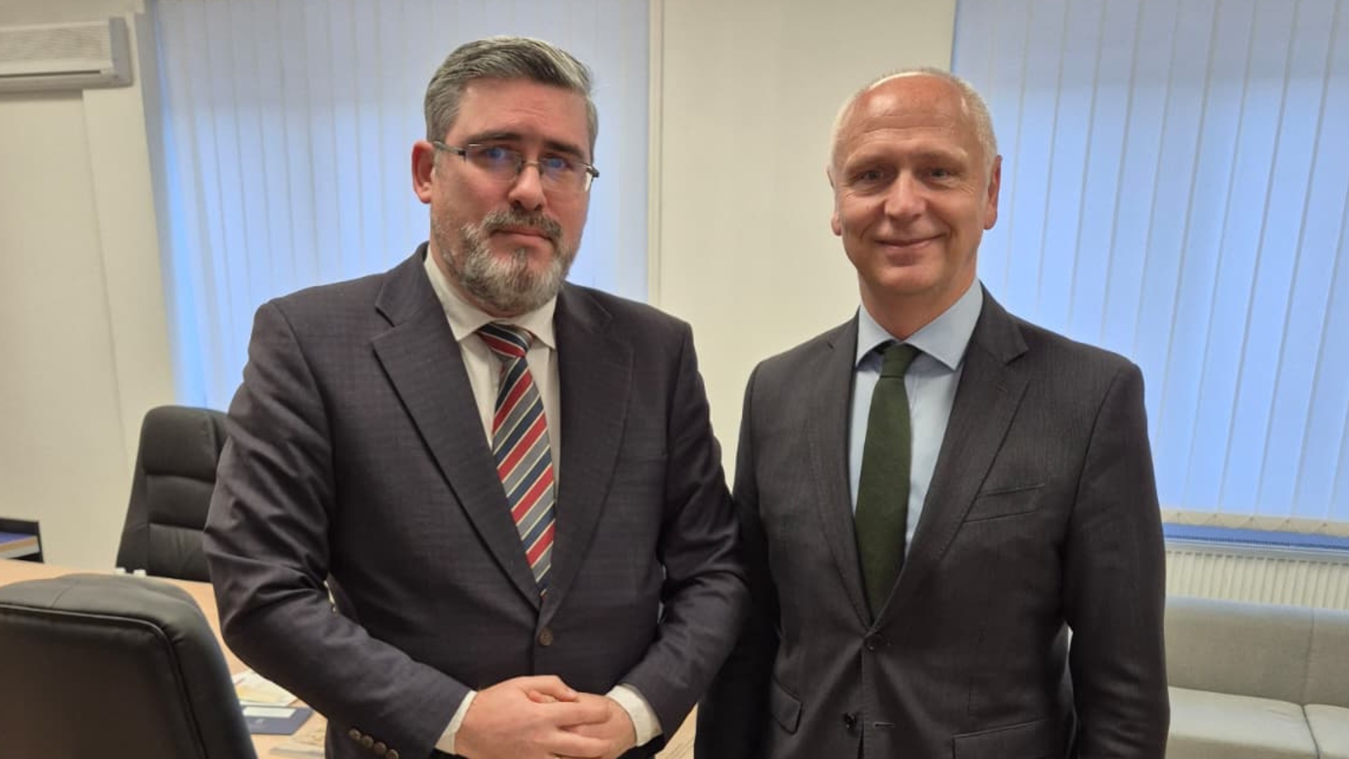 RCC Secretary General Amer Kapetanovic met with Nemanja Starović, Minister for European Integration of Serbia in Belgrade on 12 January 2026 (Photo: RCC)