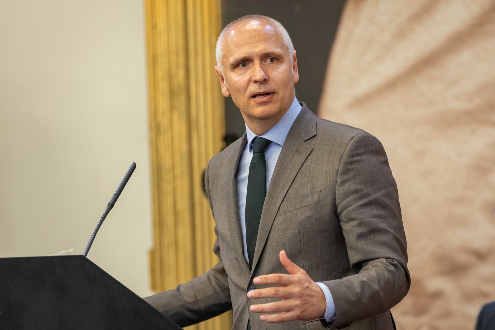 RCC Secretary General Amer Kapetanovic opening the 10th edition of the Western Balkans Civil Society Forum, in Budva on 13 May 2025 (Photo: RCC/Danilo Papic)
