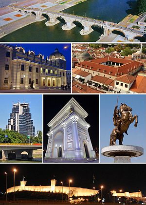 Skopje, capital of the Former Yugoslav Republic of Macedonia (Photo: http://en.wikipedia.org)