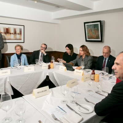 RCC Secretary General Majlinda Bregu hosted SEECP Ministerial Meeting in New York on 26 September 2024 (Photo: RCC/Lydia Lee)