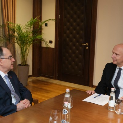 RCC Secretary General Amer Kapetanovic met with the President of Albania Bajram Begaj on 26 February 2025 in Tirana (Photo: RCC/Armand Habazaj)