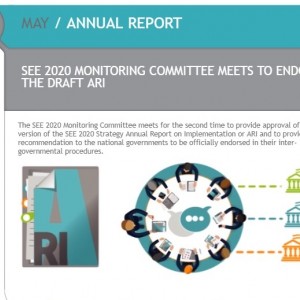 Monitoring Committee of RCC’s SEE 2020 Strategy meets to discuss and provide comments on the Strategy’s early draft Annual Implementation Report (ARI) in Podgorica, 18 May 2018 (Photo: RCC/Nadja Greku)