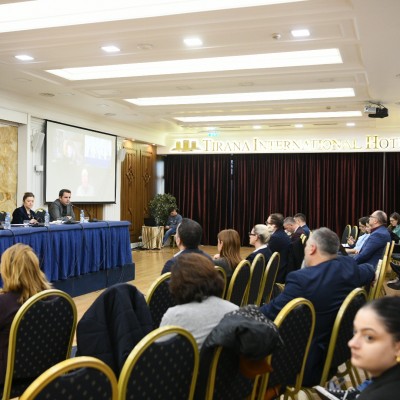 Executive training on the Common Regional Market (CRM) for civil servants from parliaments and ministries across the Western Balkans Six opened on 2 December 2024 in Tirana (Photo: RCC/Armand Habazaj)