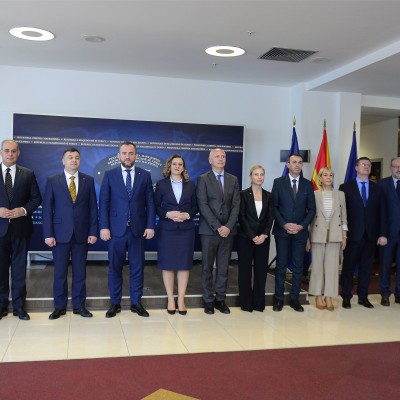 Meeting of South East Europe Cooperation Process Ministersheld in Skopje on 3 April 2024 (Photo: Ministry of Interior of North Macedonia)