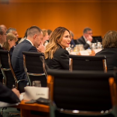 RCC Secretary General Majlinda Bregu at the 10th Berlin Process Summit held on 14 October 2024 in Berlin (Photo: RCC/Elmas Libohova)