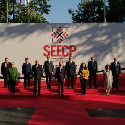 Leaders of SEECP Participants at the SEECP Summit held in Tirana on 16 June 2025 (Photo: RCC/Armand Habazaj)