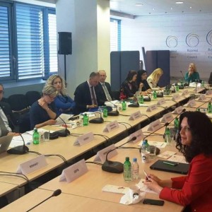 Regional Cooperation Council’s (RCC) South East European Investment Committee (SEEIC) at the plenary session in RCC premises in Sarajevo, 27 April 2018 (Photo: RCC/Nedima Hadziibrisevic)