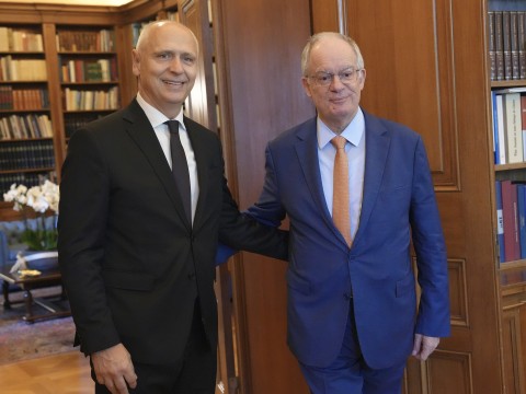 RCC Secretary General Amer Kapetanovic met with Konstantinos Tassoulas, President of Greece, in Athens on 13 June 2025 (Photo: RCC/Haris Akriviadis)