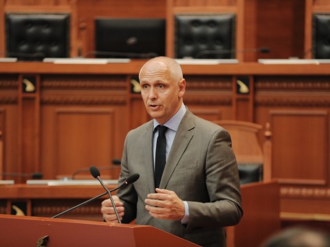 RCC Secretary General Amer Kapetanovic took part in the XII Plenary Session of the Parliamentary Assembly of the South-East European Cooperation Process (SEECP PA), held in Tirana on 10 June 2025 (Photo: Courtesy of Parliament of Albania)