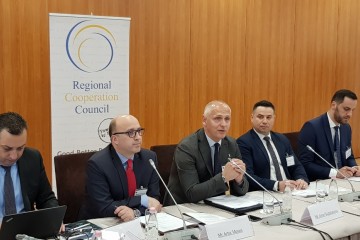The South East European National Security Authorities’ (SEENSA) met in Tirana on 10 April 2019, at the meeting co-organized and co-chaired by the Regional Cooperation Council (RCC) and the National security agency (NSA) of Albania (Photo: RCC/Natasa Mitrovic) 