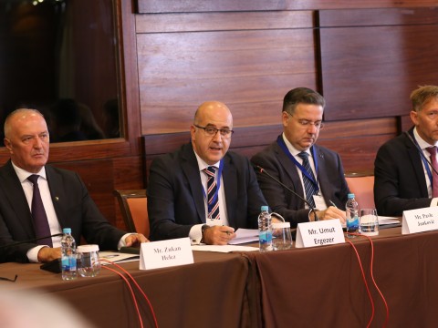RCC Deputy Secretary General Arslan Umut Ergezer at 17th SEEMIC Conference in Sarajevo on 17 September 2025 (Photo: RCC/Jasmin Sakovic)