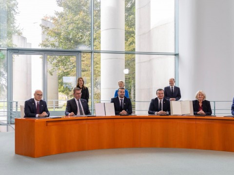 10th Berlin Process Summit which took place on 14 October 2024 in Berlin marked by signing new phase of the Common Regional Market Action Plan by Western Balkans Six leaders (Photo: RCC)