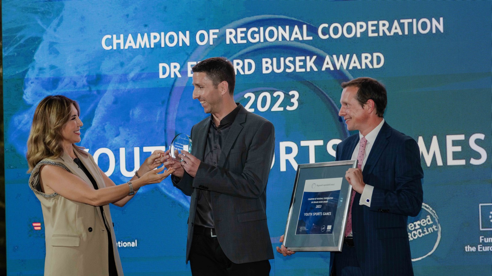 Youth Sports Games won the Champion of Regional Cooperation Dr Erhard Busek Award