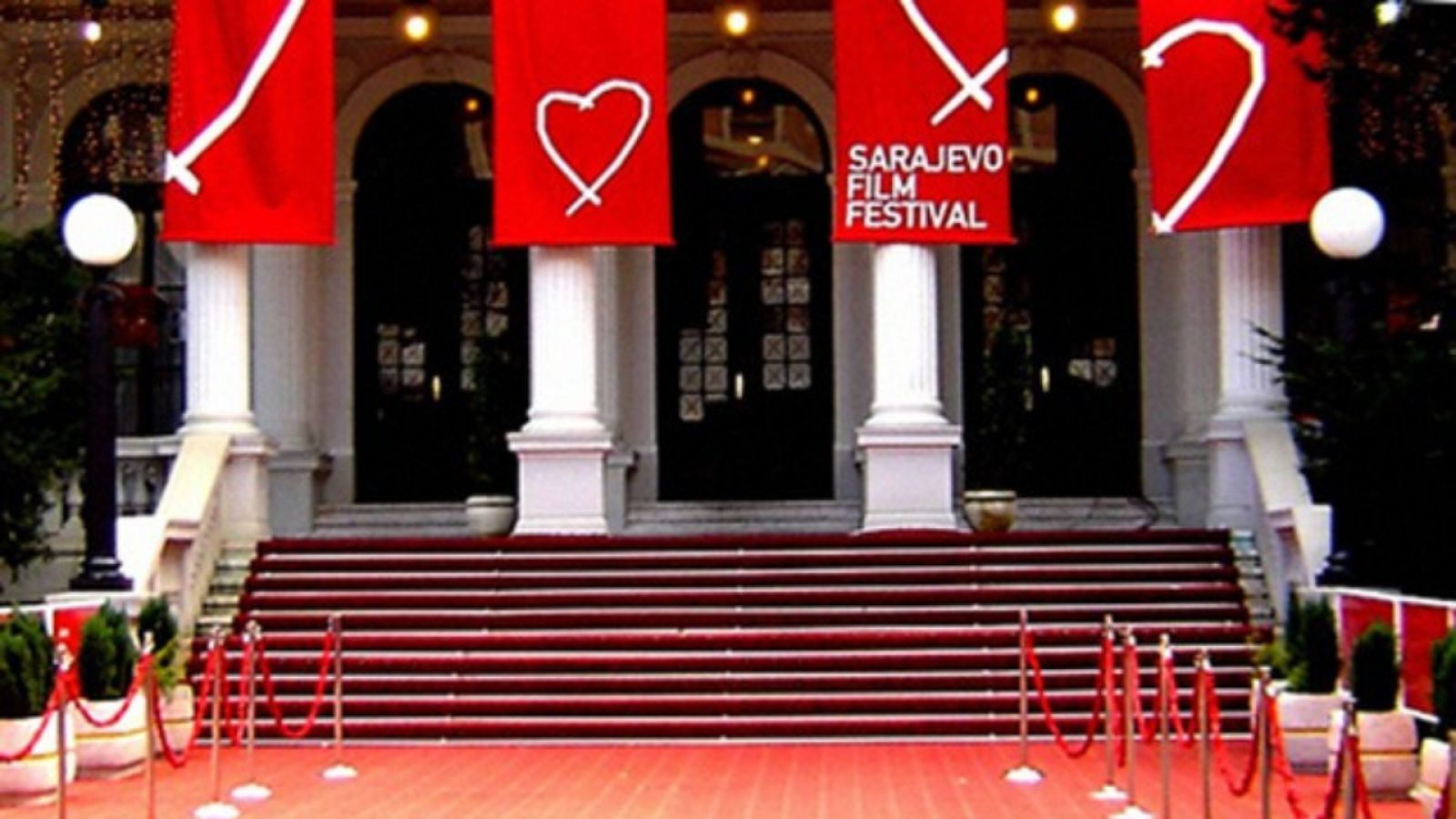 Tonight starts the #30thSFF & 8th year RCC is patron of Heart of Sarajevo for Best student film