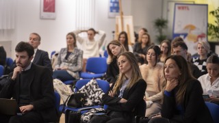 Regional Conference on Youth Cultural Cooperation dubbed Stirring the Cultural Scene: Spotlight on Youth Talents, organized RCC's EU funded Western Balkans Youth Lab 2 took place on 13 November 2024 in Europe House Belgrade (Photo: RCC/Nemanja Brankovic) 