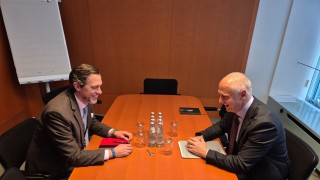 RCC Secretary General Amer Kapetanovic met with Alexander Wallau, Head of Unit for Central, Eastern, Southeastern Europe, South Caucasus, Central Asia at Germany Chancellery Office in Berlin on 11 February 2025 (Photo: RCC)