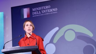 RCC Secretary General Majlinda Bregu opening the 9th Regional Security Coordination Conference dubbed “Working Together in Times of Global Uncertainties”, on 7 November 2024 in Sarajevo (Photo: RCC/Jasmin Sakovic)
