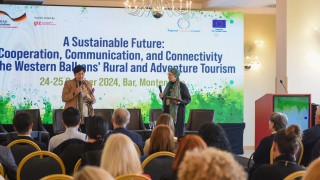 A Sustainable Future: Cooperation, Communication, and Connectivity in the Western Balkans' Rural and Adventure Tourism conference took place on 24-25 October 2024 in Bar, Montenegro (Photo: RCC)