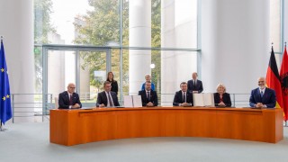 10th Berlin Process Summit which took place on 14 October 2024 in Berlin marked by signing new phase of the Common Regional Market Action Plan by Western Balkans Six leaders (Photo: RCC)